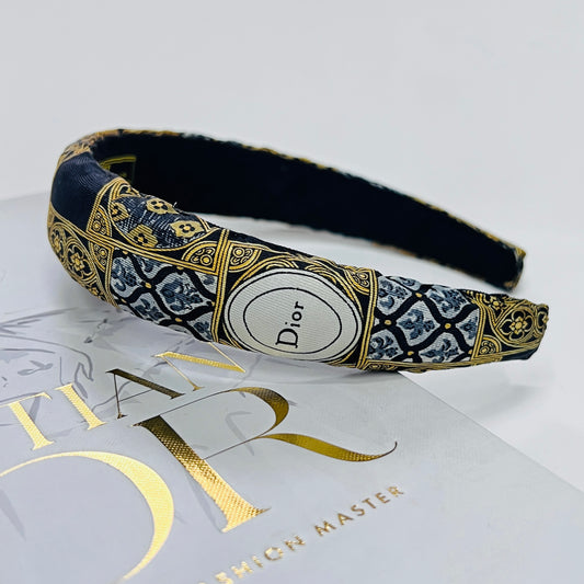 D-D dior classic  - headband, grab clip & scrunchie