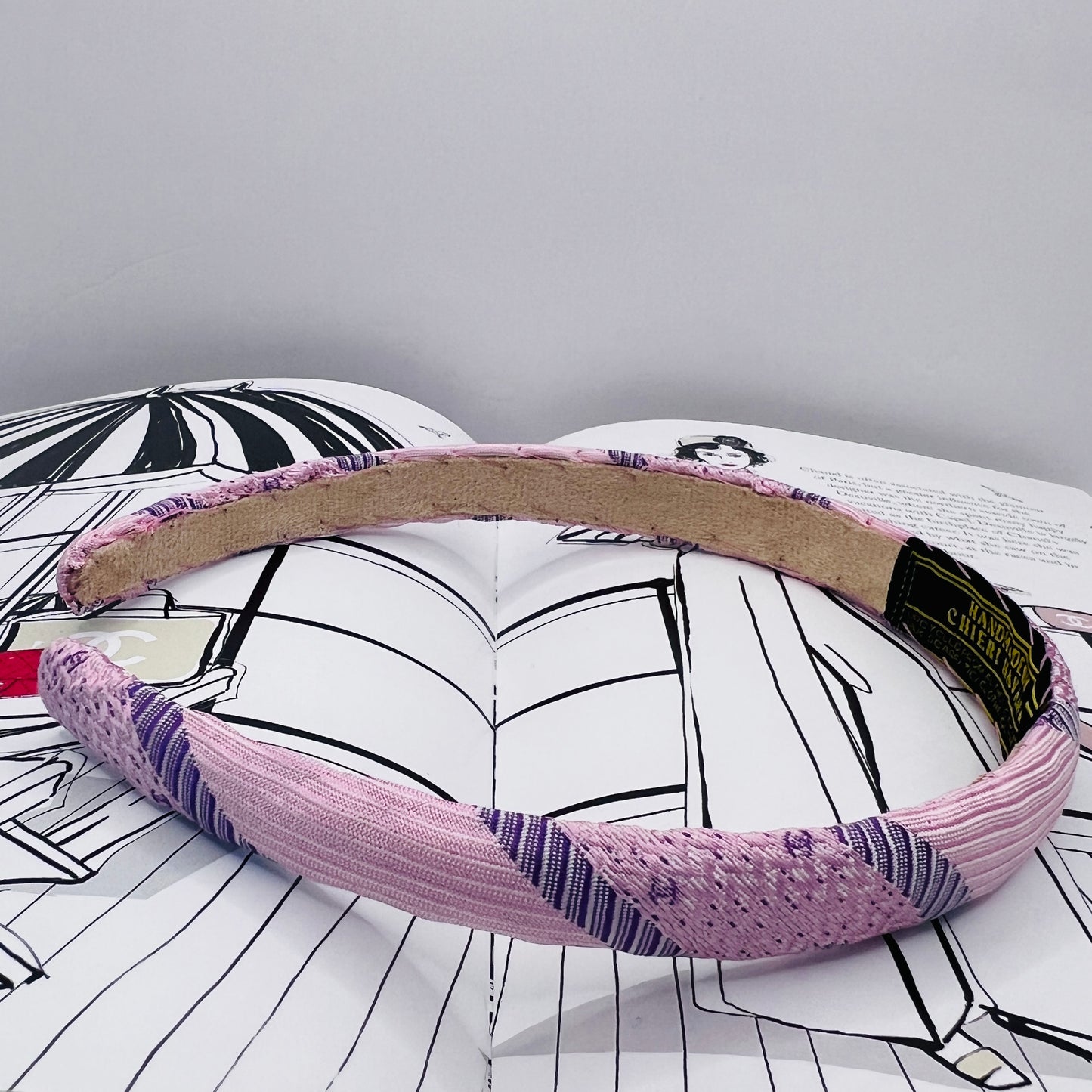 CC-CC138- Sakura and lavender headband