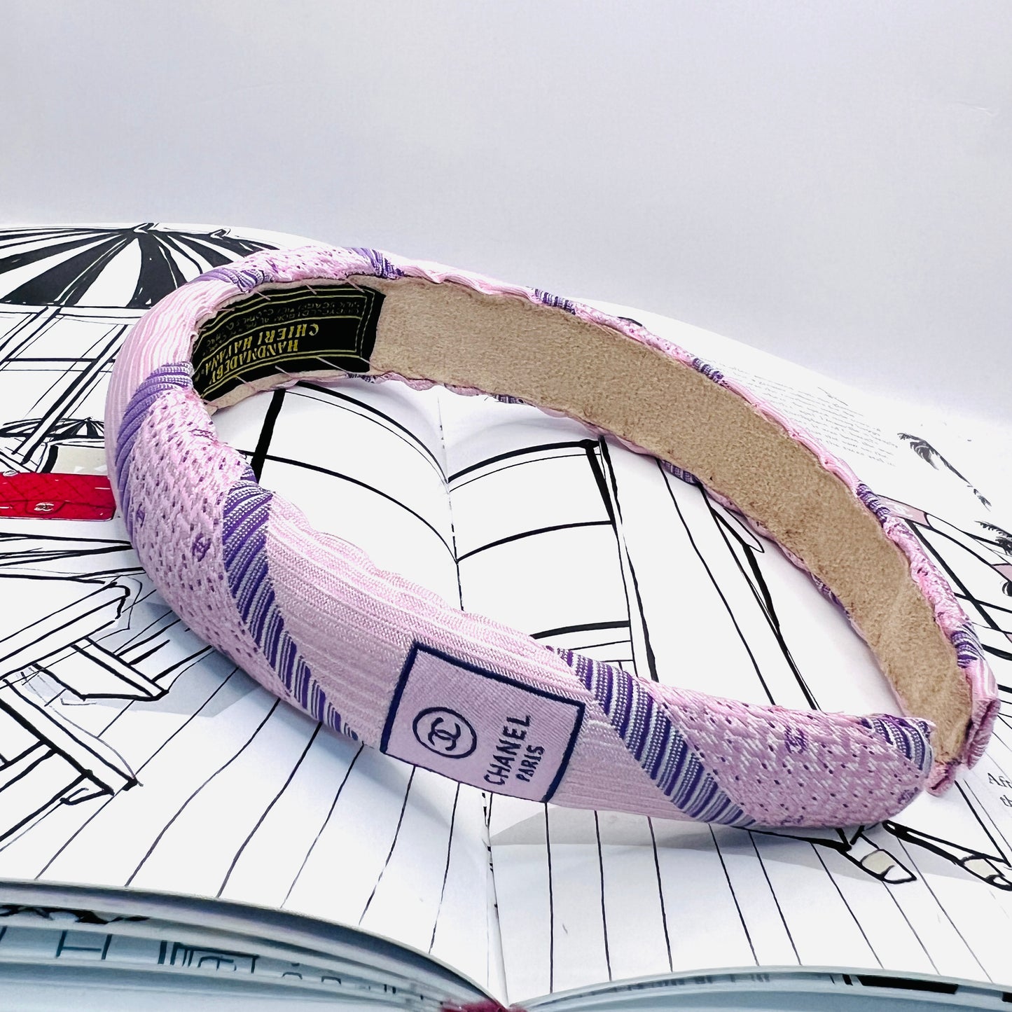 CC-CC138- Sakura and lavender headband