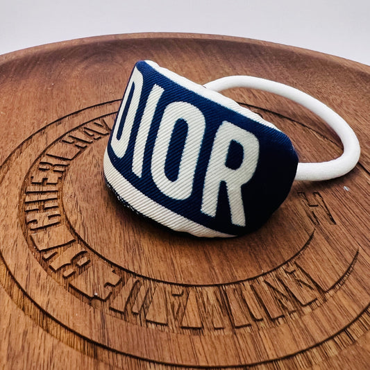 D-D dior logo Navy - arch shape hairband