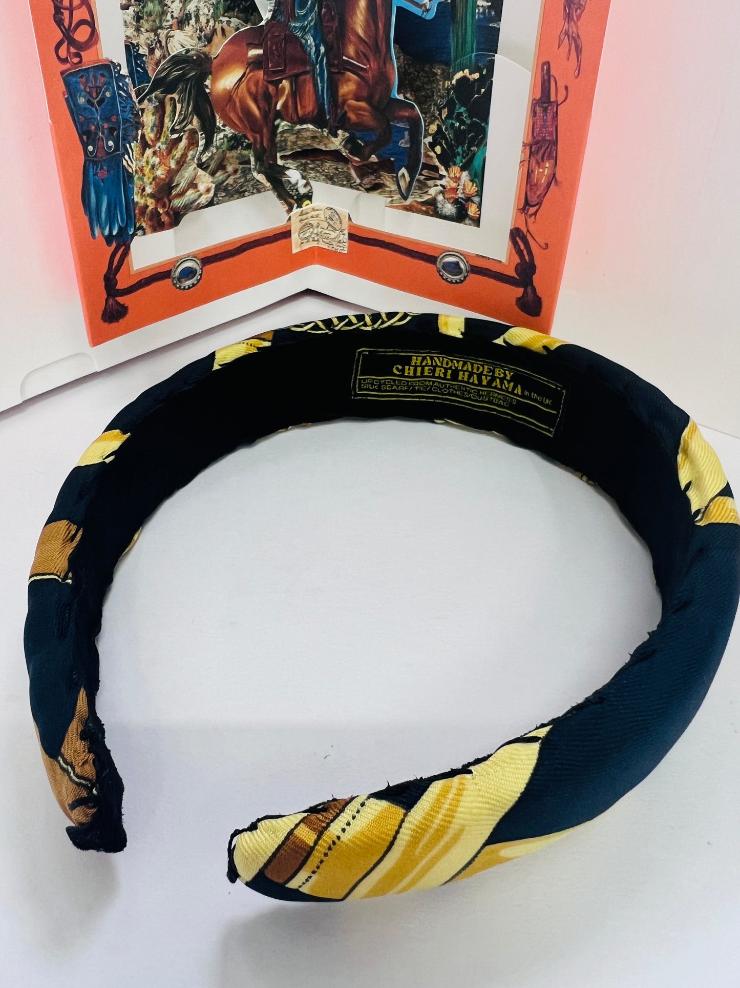 H-H black & gold - headband