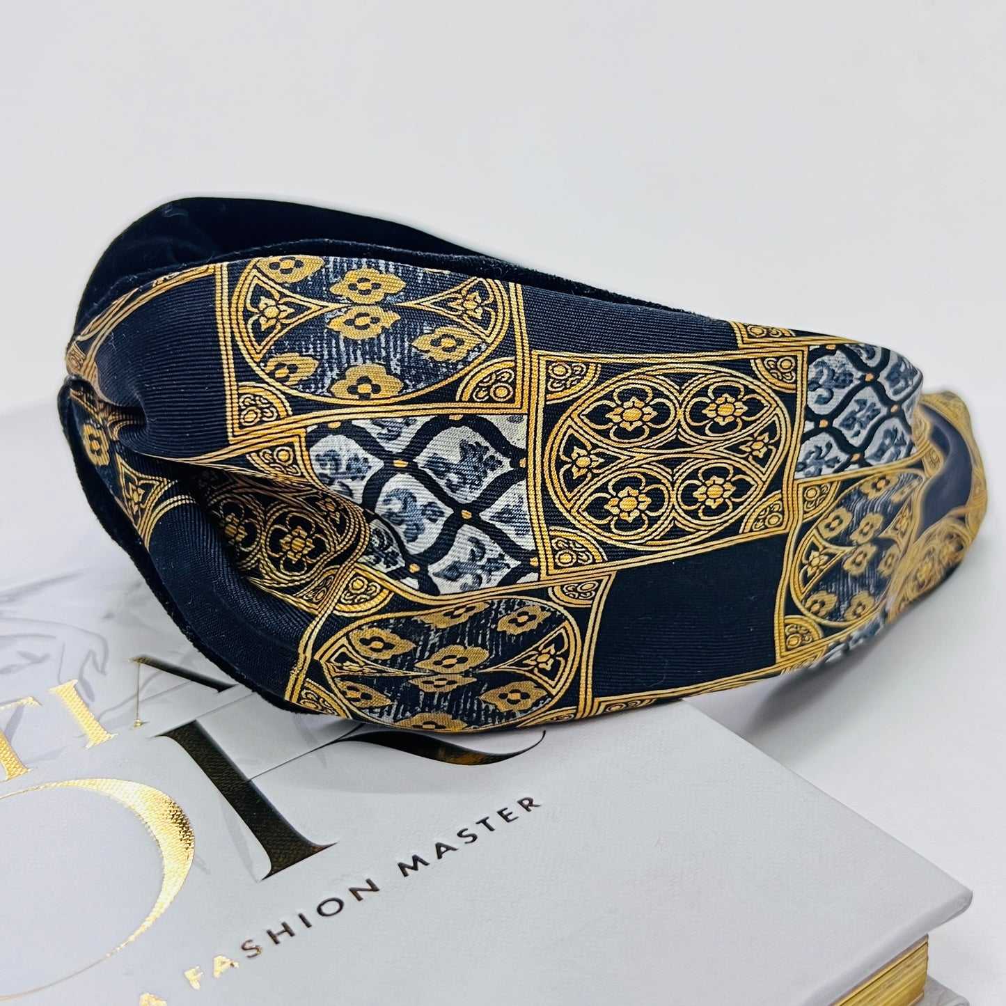 D-D dior classic  - headband, grab clip & scrunchie