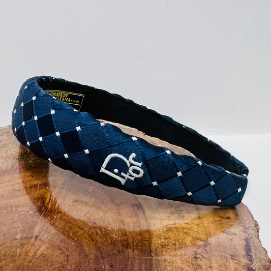 D-D logo Navy headband