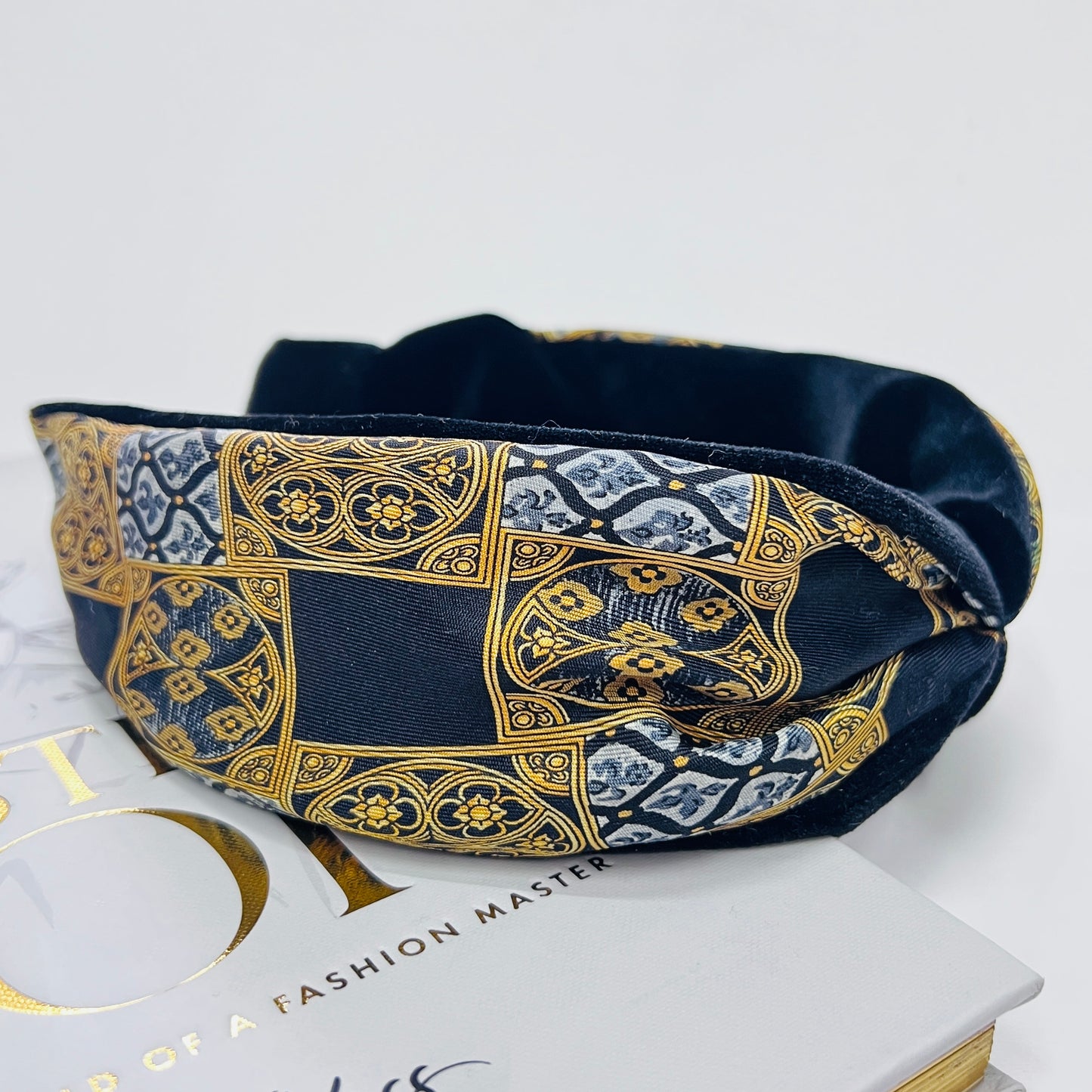 D-D dior classic  - headband, grab clip & scrunchie