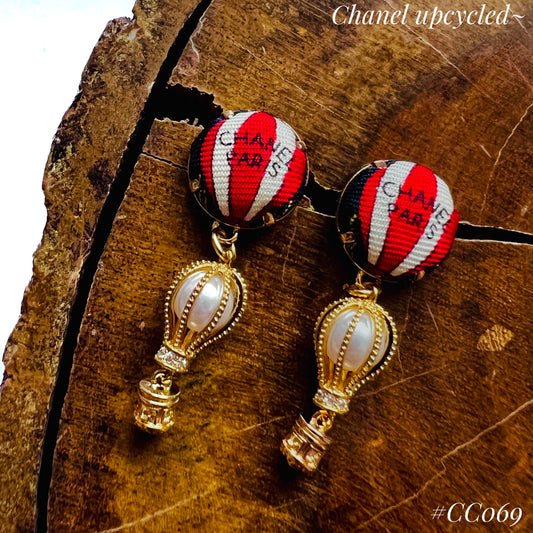 CC- Hot air balloon CC069- earrings