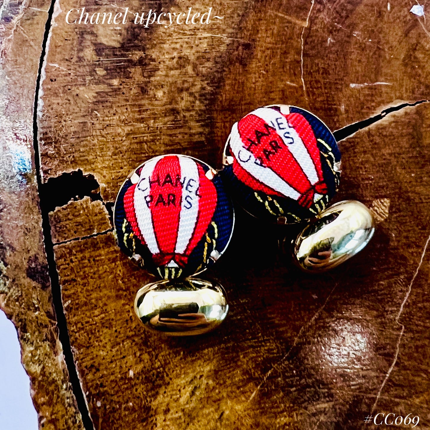 CC- Hot air balloon CC069- earrings