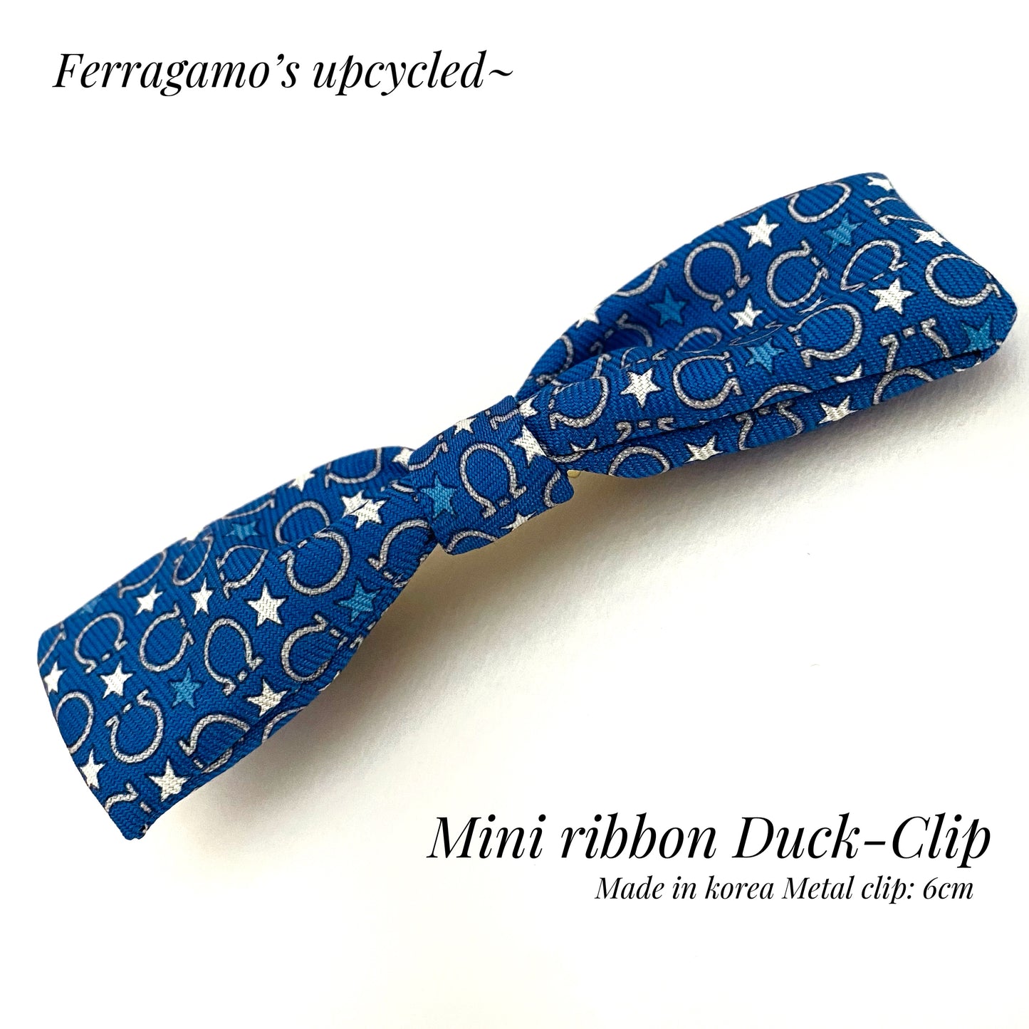 SF- Midnight blue & Star SF0001 / earring / duck clip