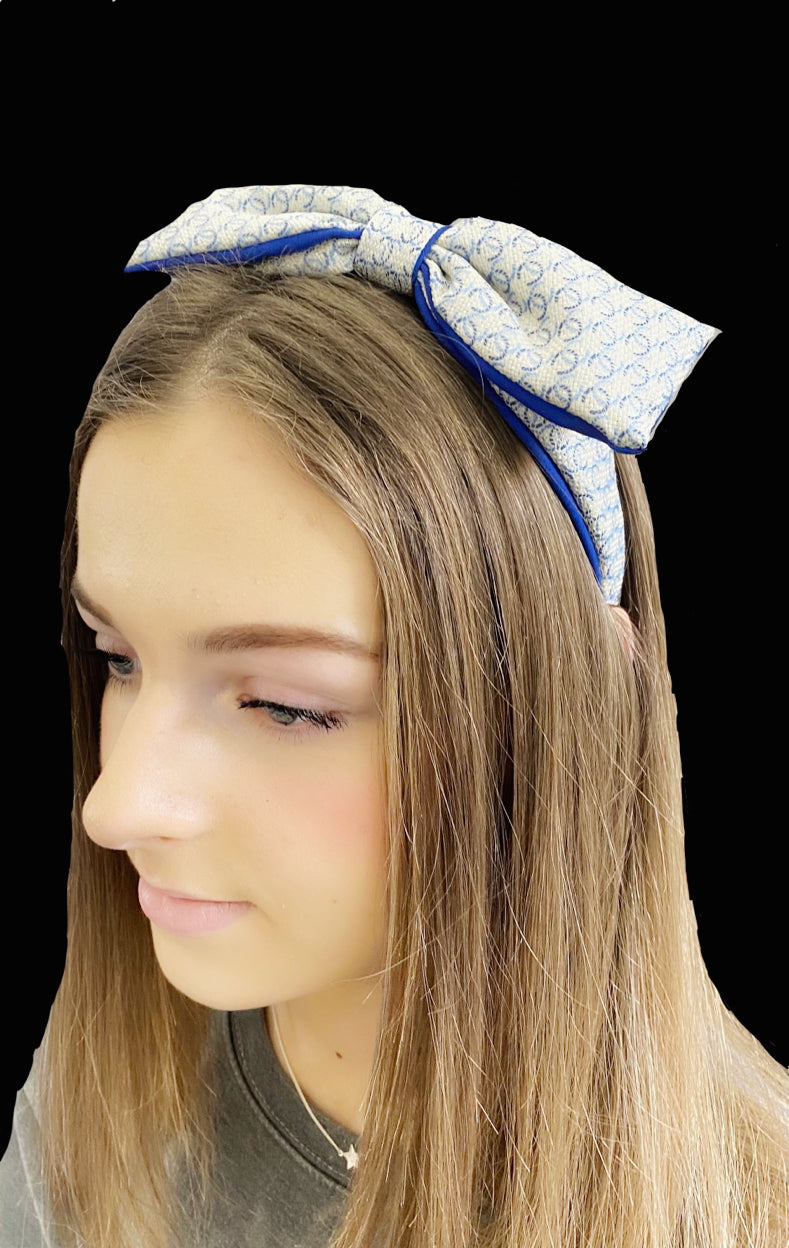 CC- Frozen CC monogram- CC012 - Headband / earring/ hairband/ O-shape Clip