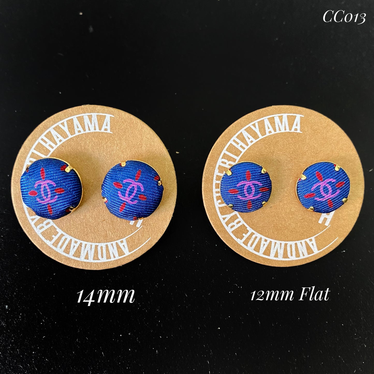 CC- Prussian & Velvet CC logo- CC013- Hairband/ Clip/ earring