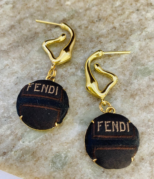 FF- Classic FF Brown & Black- FF002- earring