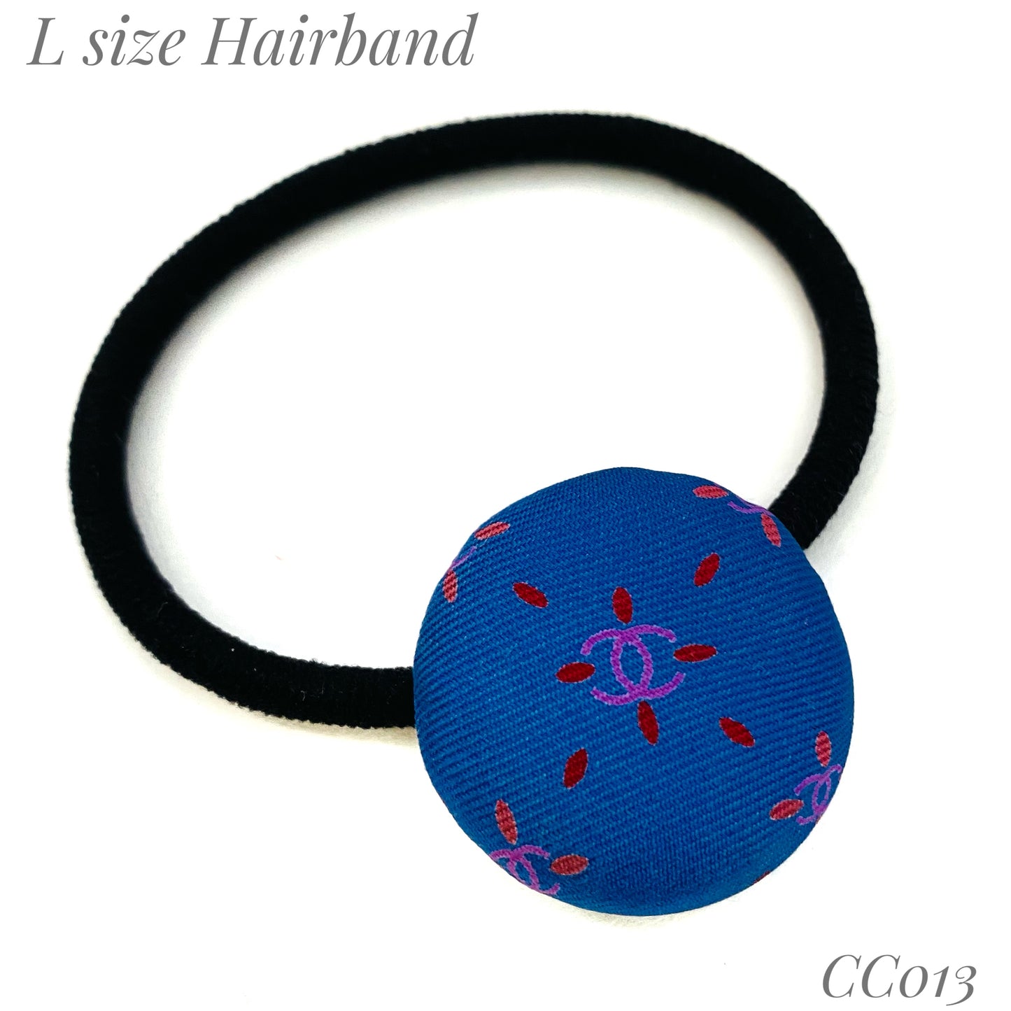 CC- Prussian & Velvet CC logo- CC013- Hairband/ Clip/ earring