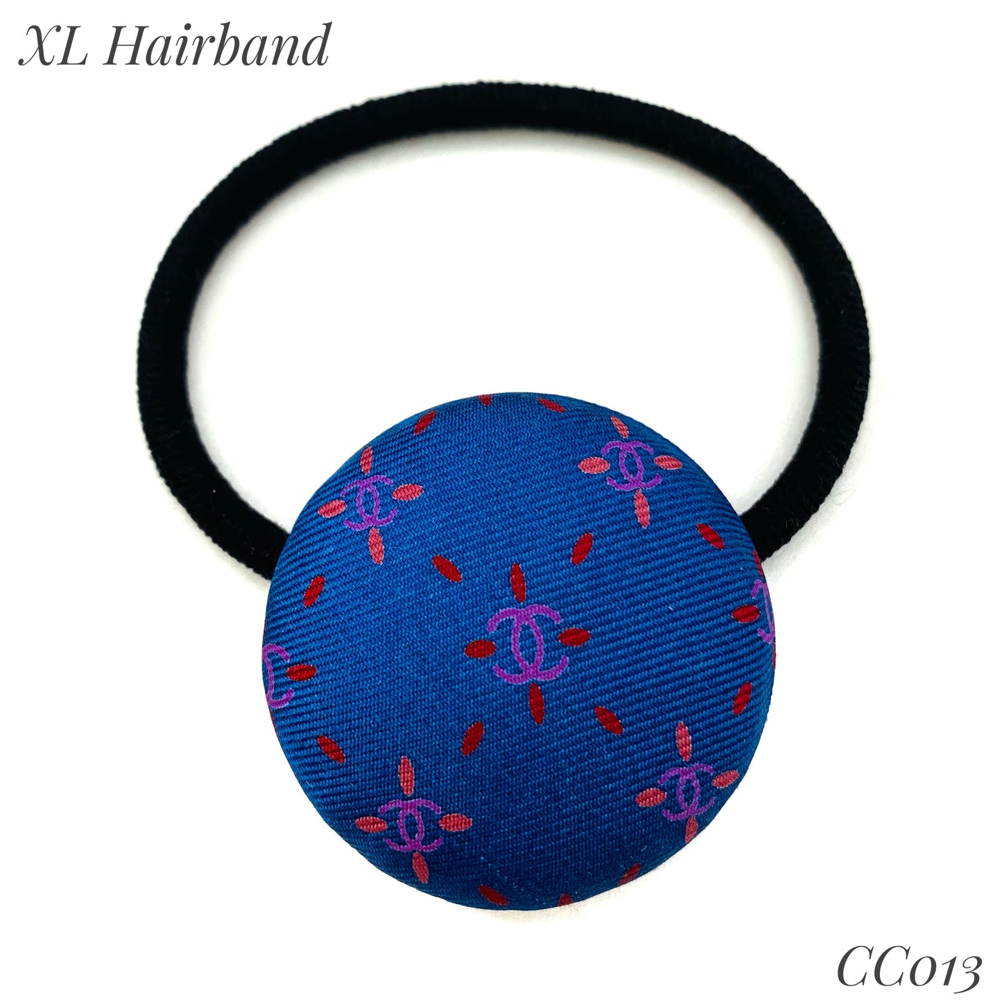 CC- Prussian & Velvet CC logo- CC013- Hairband/ Clip/ earring