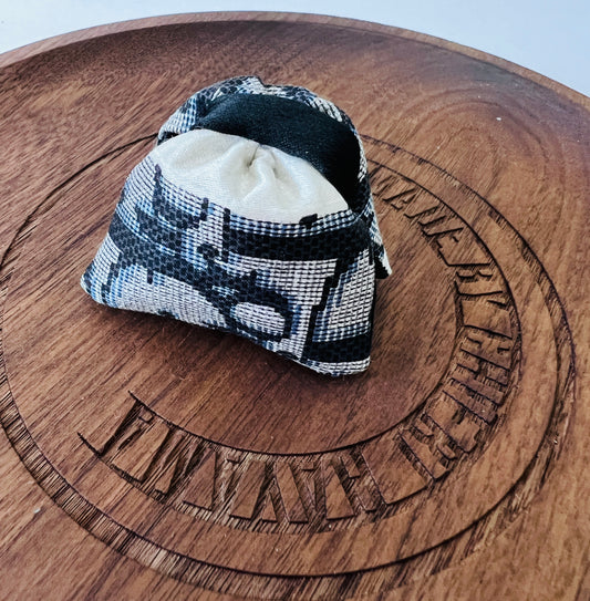 D-D navy logo- Ribbon mini Clip