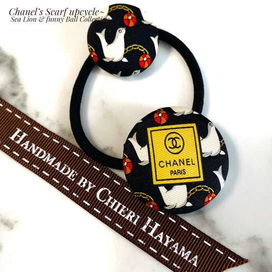 CC-Sea Lion with red CC logo Ball - CC026- Hairband/ earring/
