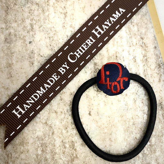 D-D Navy & Red Logo- XS hairband