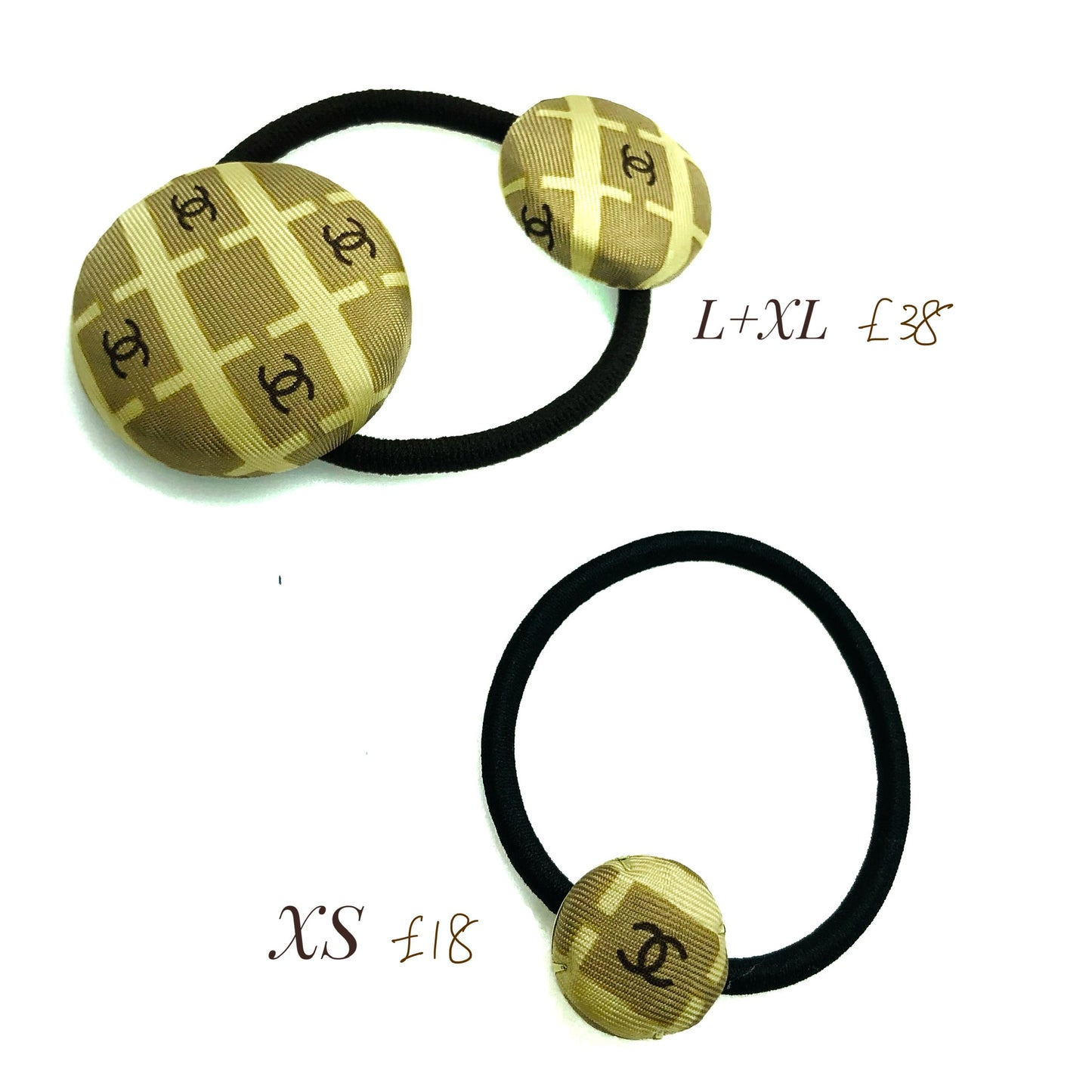 CC-Honey & Scone Square with CC logo- CC015- Hairband