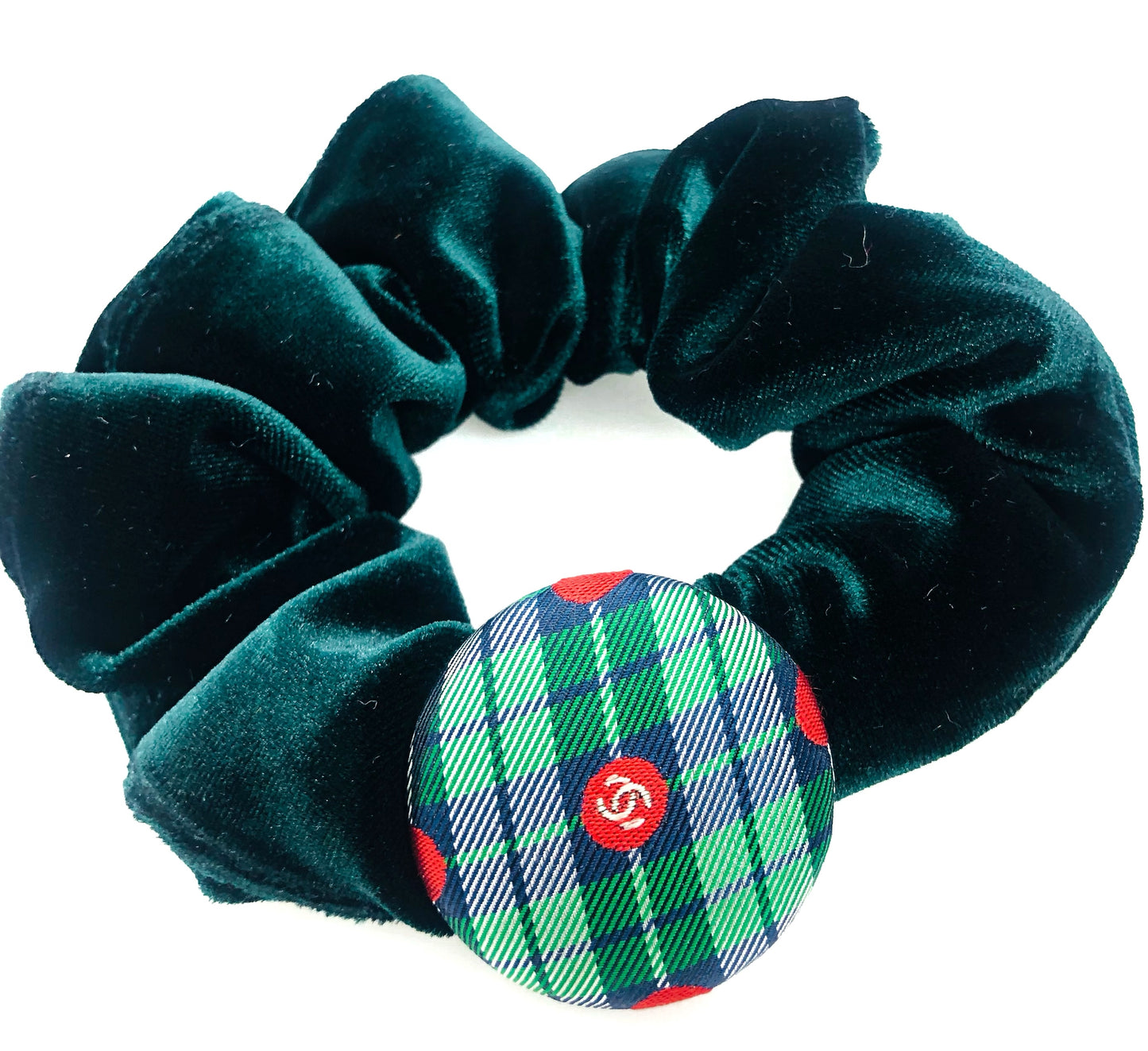 Winter Mini Scrunchie with XL coin