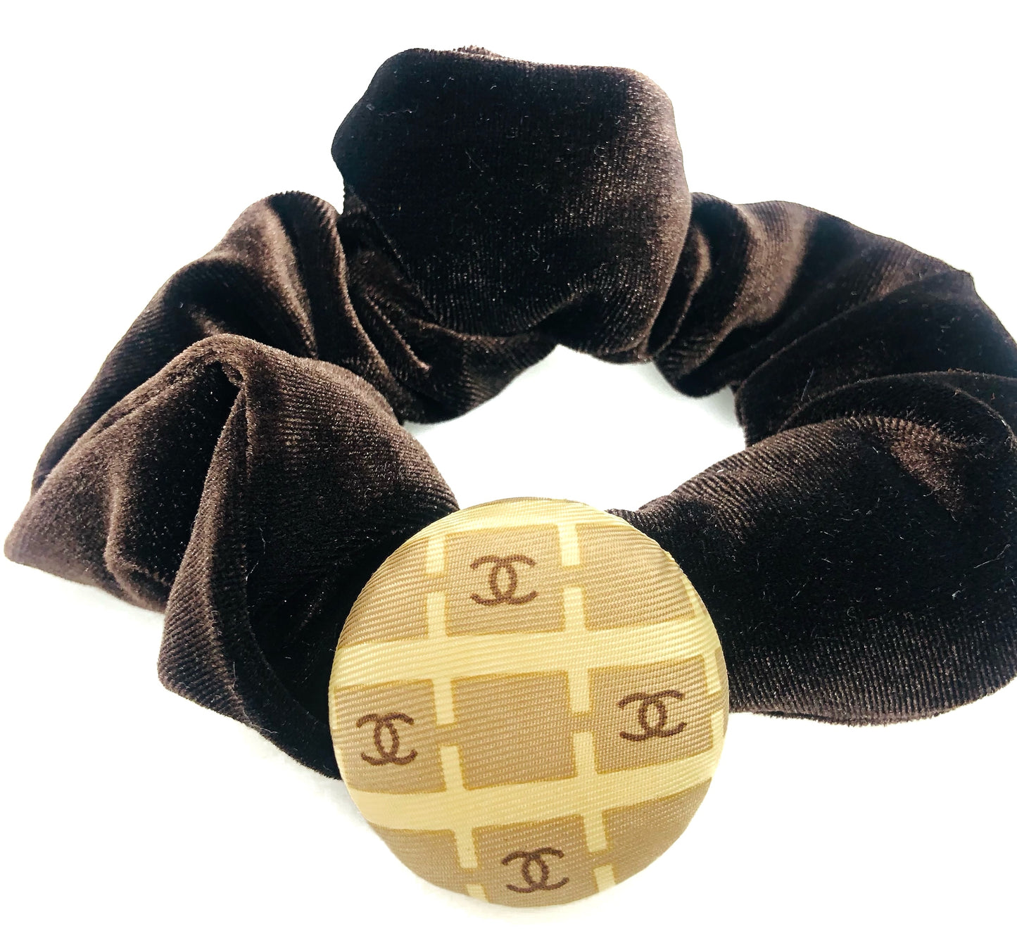 Winter Mini Scrunchie with XL coin