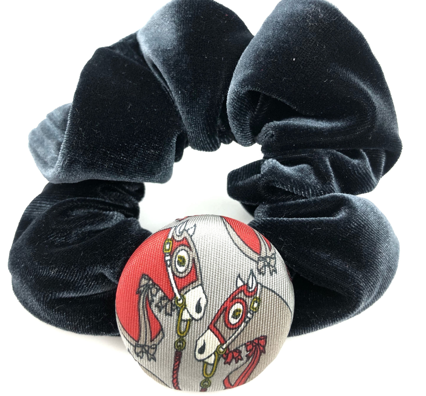 Winter Mini Scrunchie with XL coin