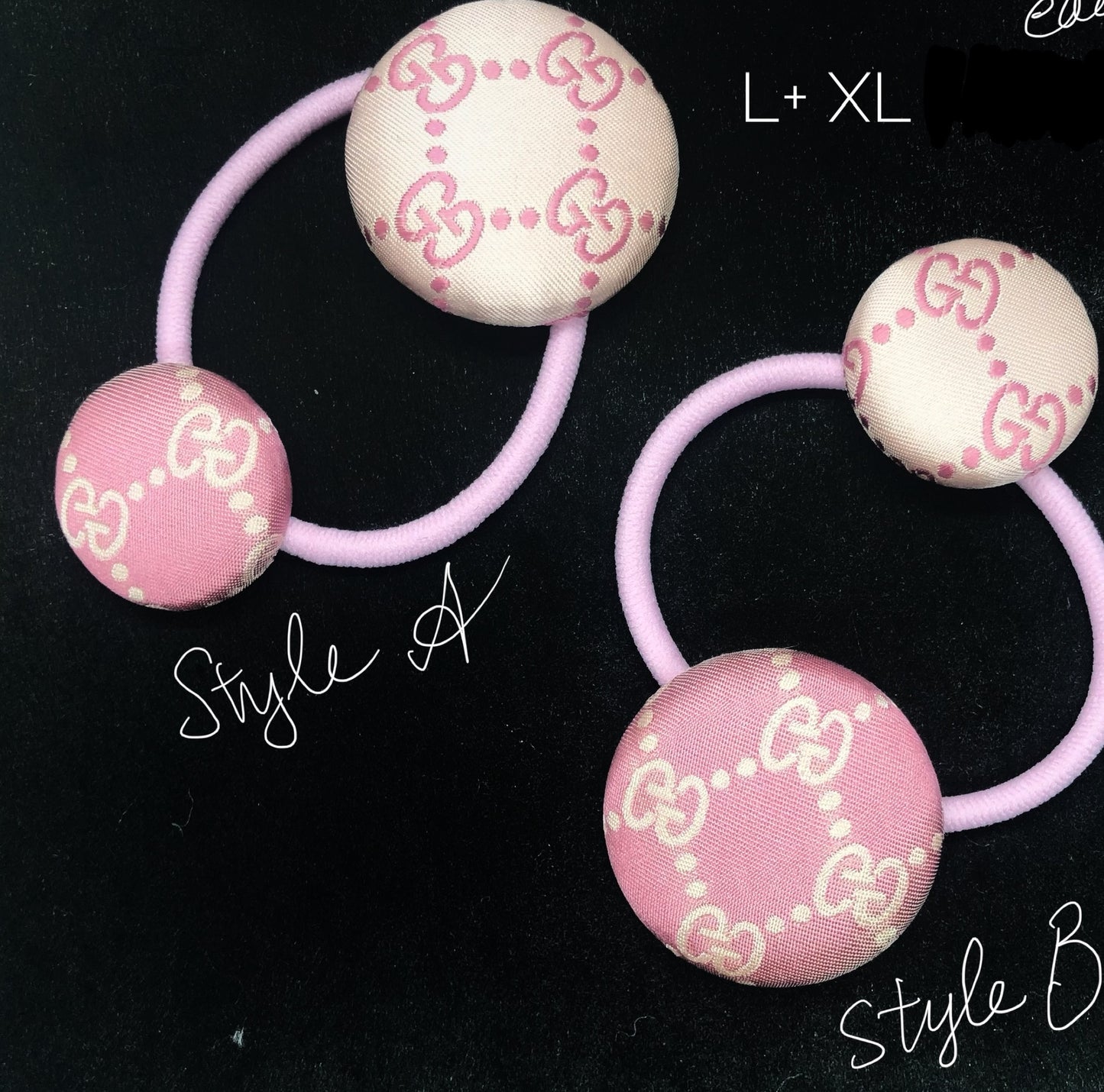 GG- Pink monogram- GG003- Hairband