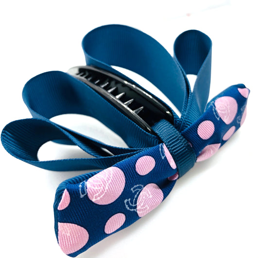 CC- bubble Gum Pink & Astral- CC011- Banana Clip