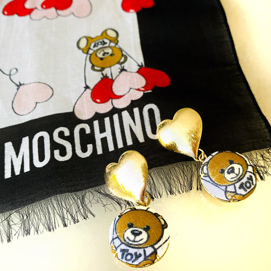 Moschino- Bear Hairband/ earring