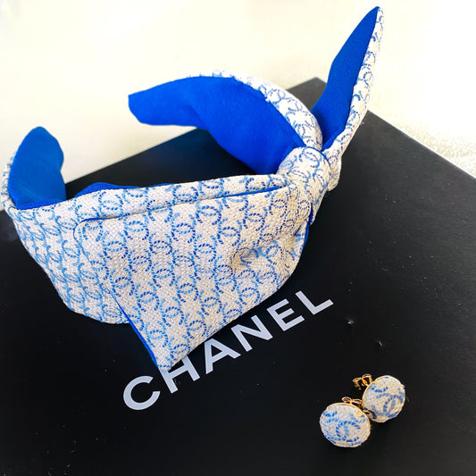 CC- Frozen CC monogram- CC012 - Headband / earring/ hairband/ O-shape Clip