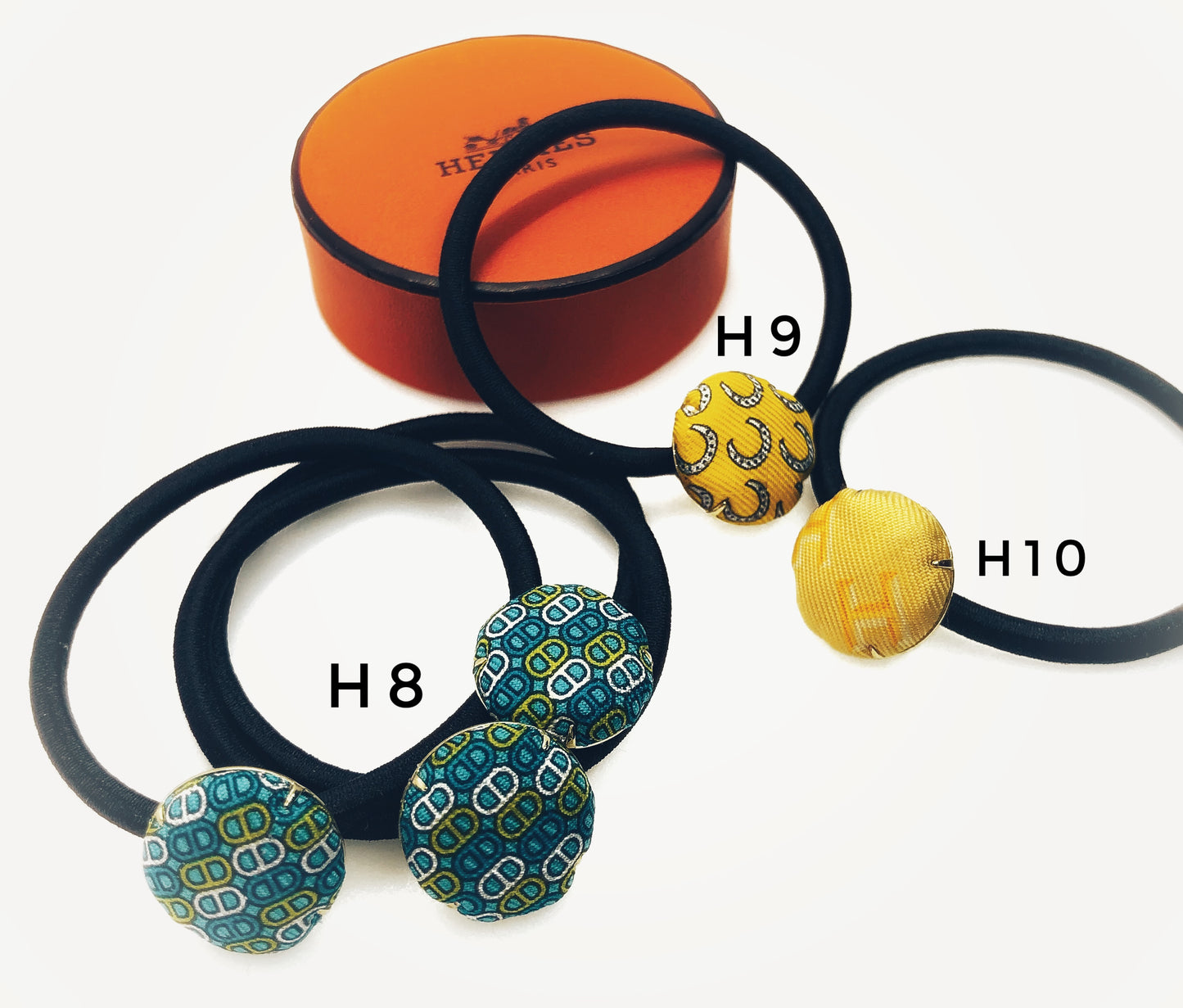 H-H0022- Yellow Le Pied a l'Etrier - Hairband / earring