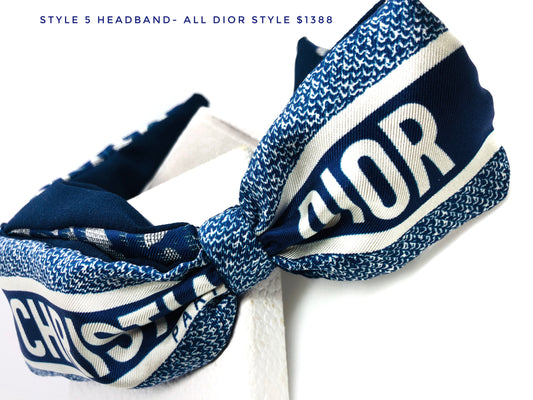 D-D logo Navy headband