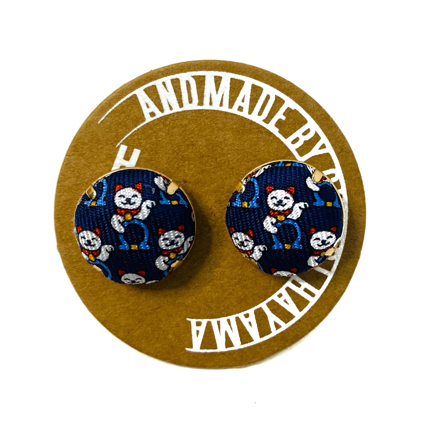 SF- Maneki-Meko Japanese Lucky Cat SF0008- Men Cufflink