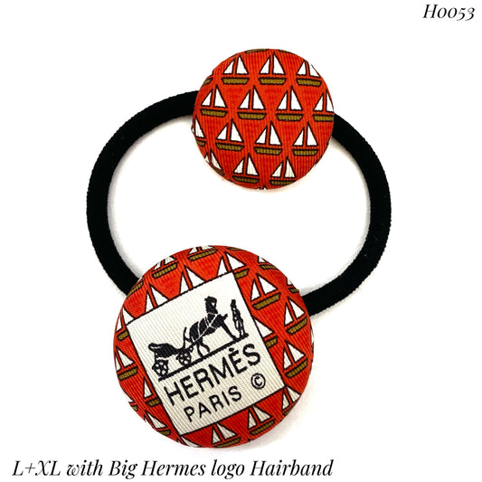 H-H0053-Red wealth ship - Hairband