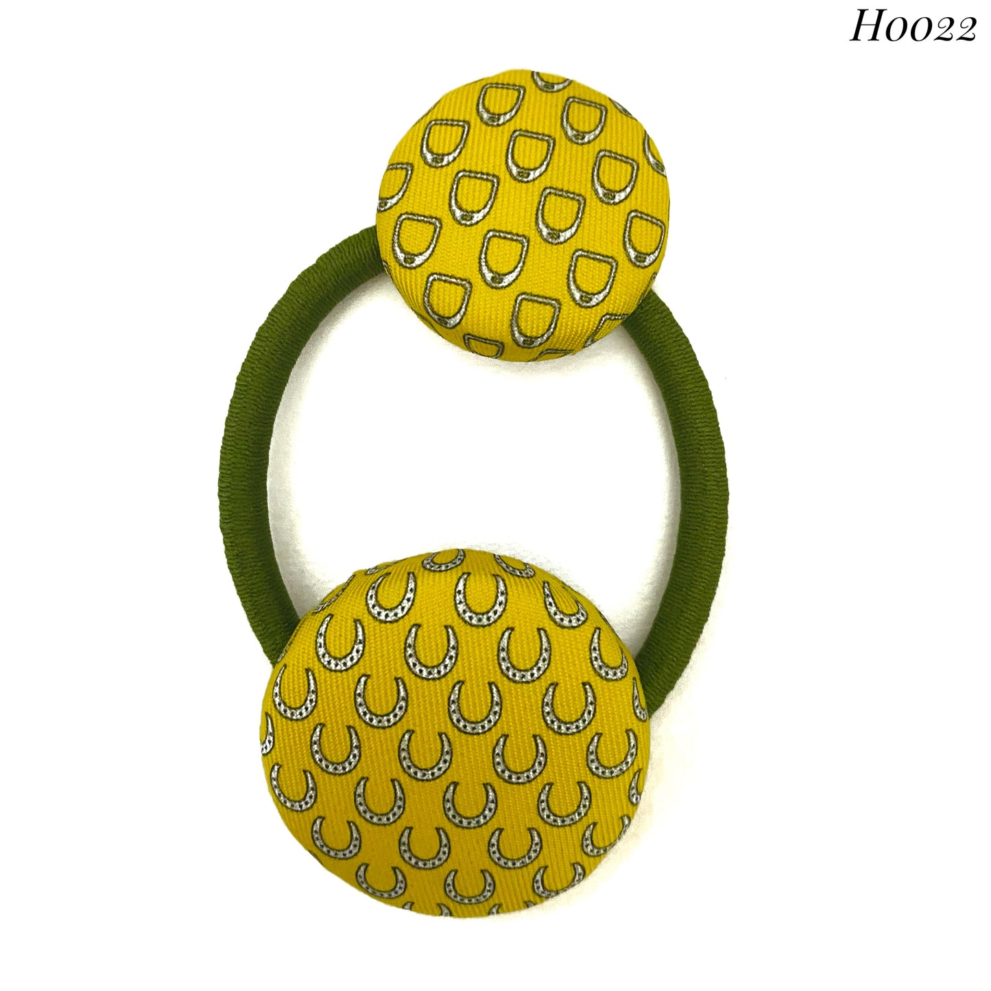 H-H0022- Yellow Le Pied a l'Etrier - Hairband / earring