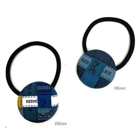 H-H icons Ribbons- HK-Navy & Chalkboard- Hairband