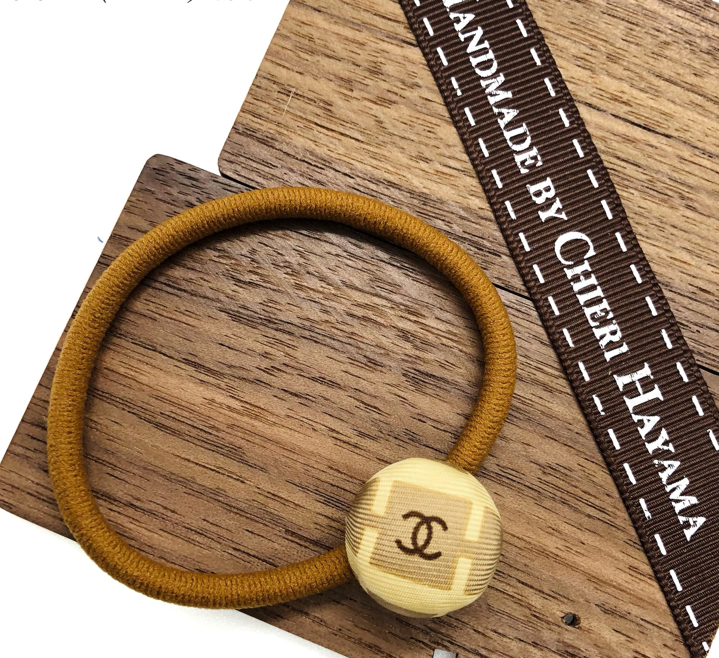 CC-Honey & Scone Square with CC logo- CC015- Hairband