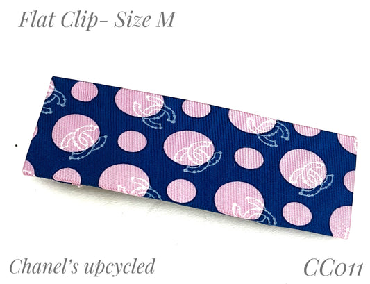 CC-Bubble Gum Pink & Astral- CC011- Flat Clip