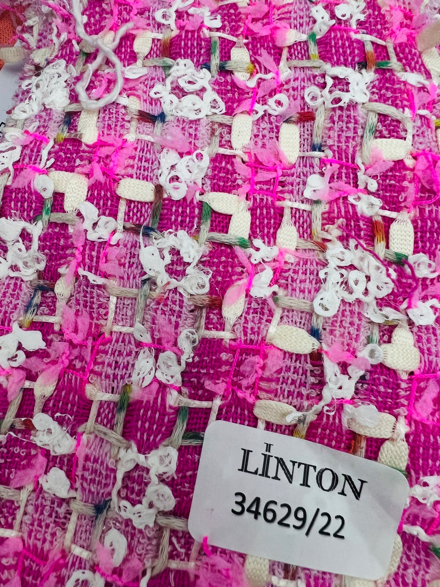 Tailormade fabric: Linton tweeds- pink/ purple