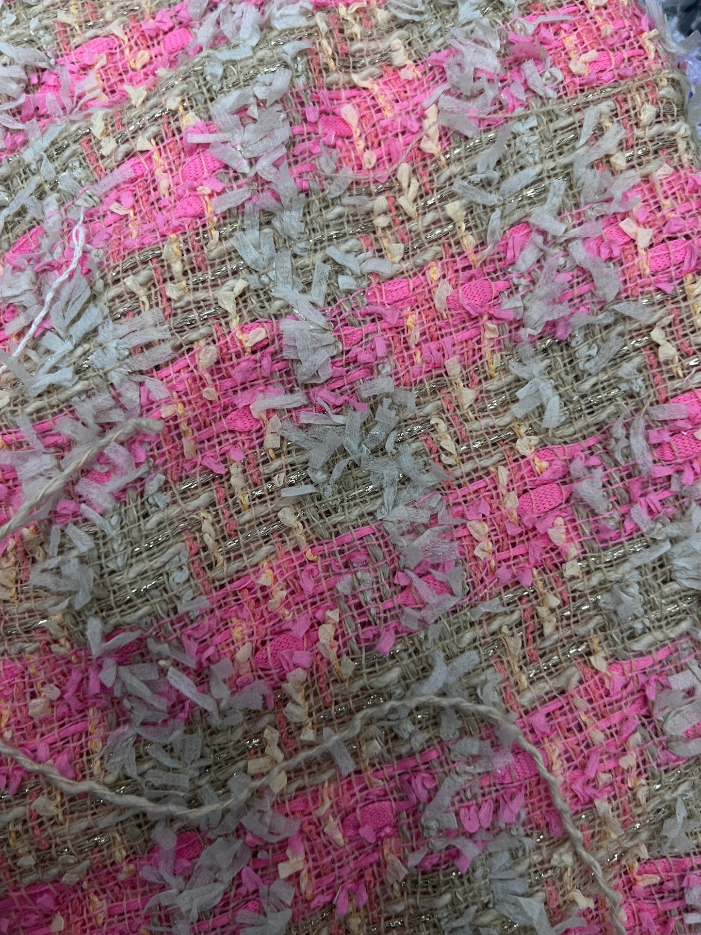 Tailormade fabric: Linton tweeds- pink/ purple