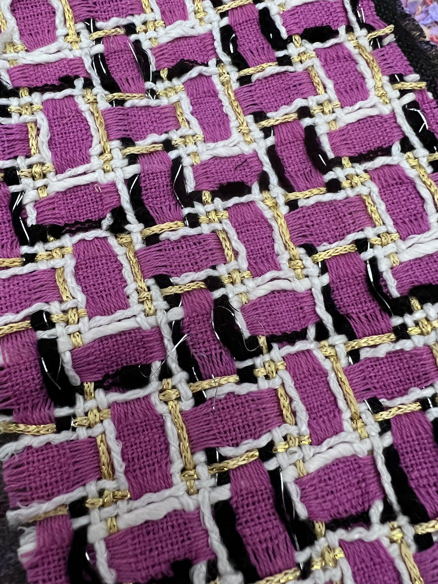 Tailormade fabric: Linton tweeds- pink/ purple