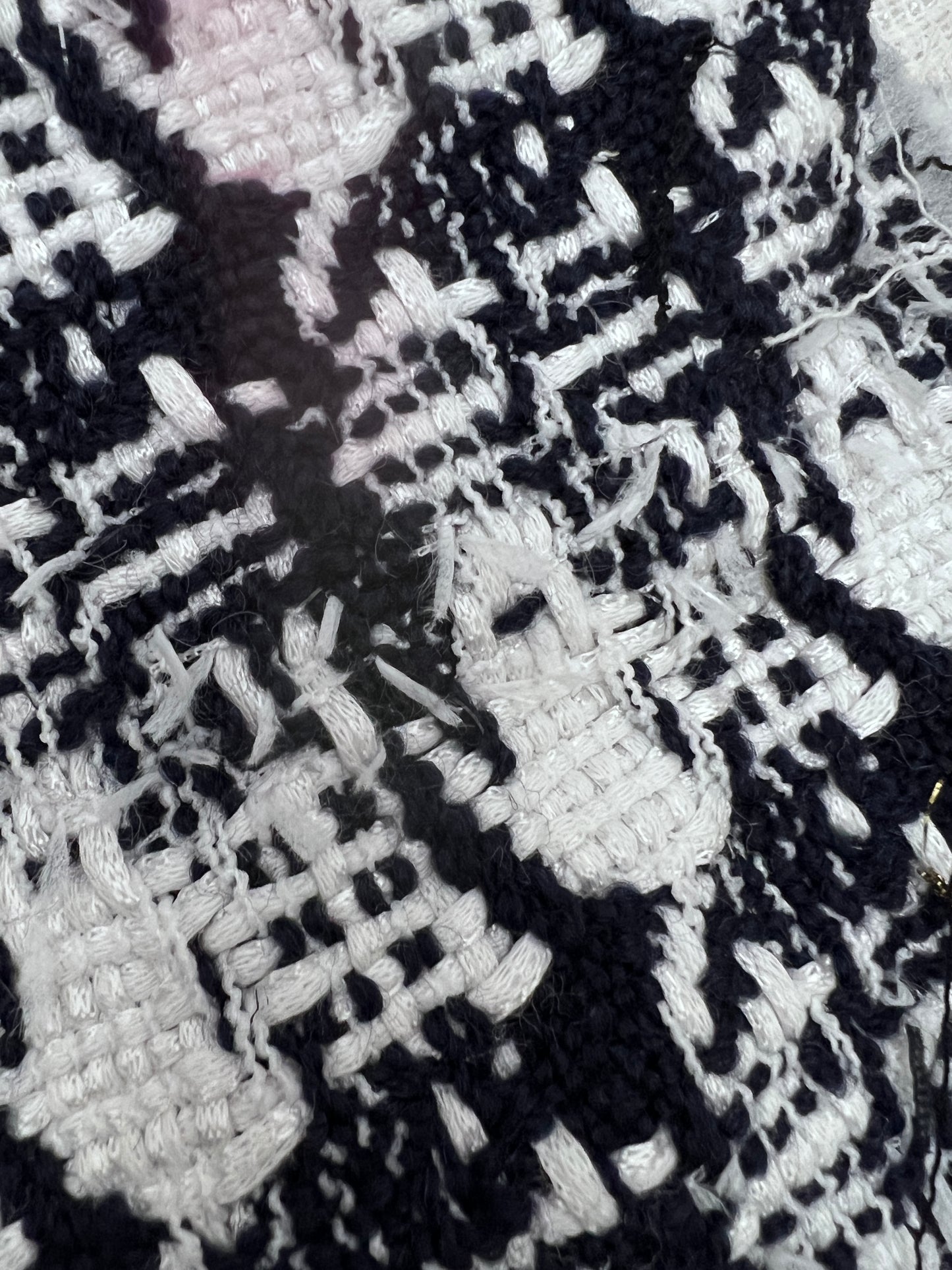 Tailormade fabric: Linton tweeds- Black/ white/ grey