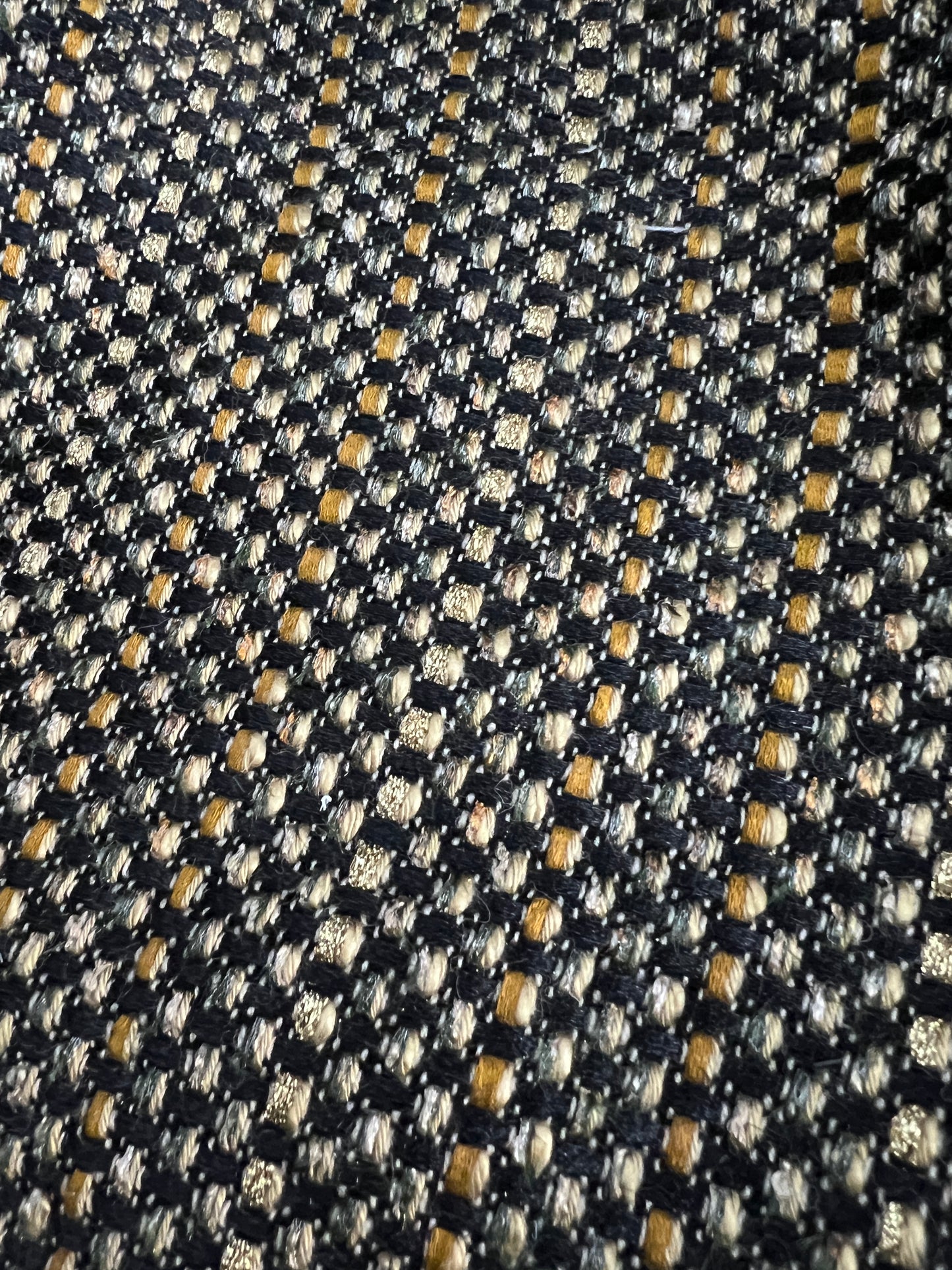 Tailormade fabric: Linton tweeds- Black/ white/ grey