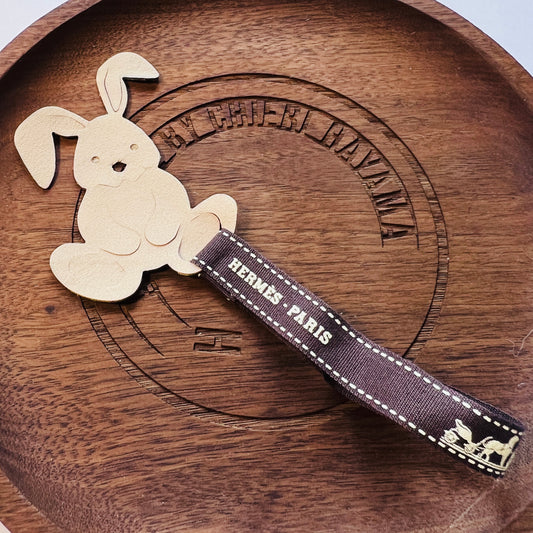 H-H0070 Sunflower Yellow & Copen Grey Maillon pattern- bag charm