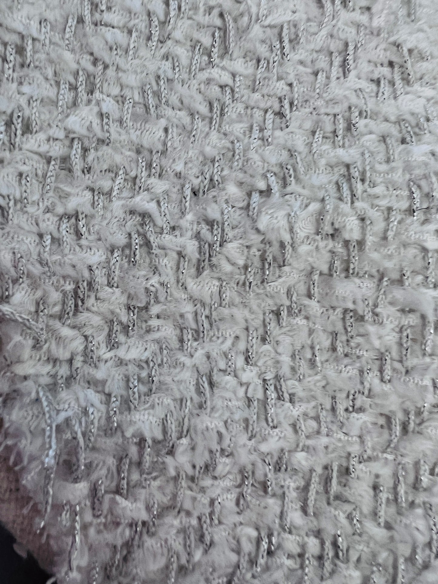 Tailormade fabric: Linton tweeds- Black/ white/ grey