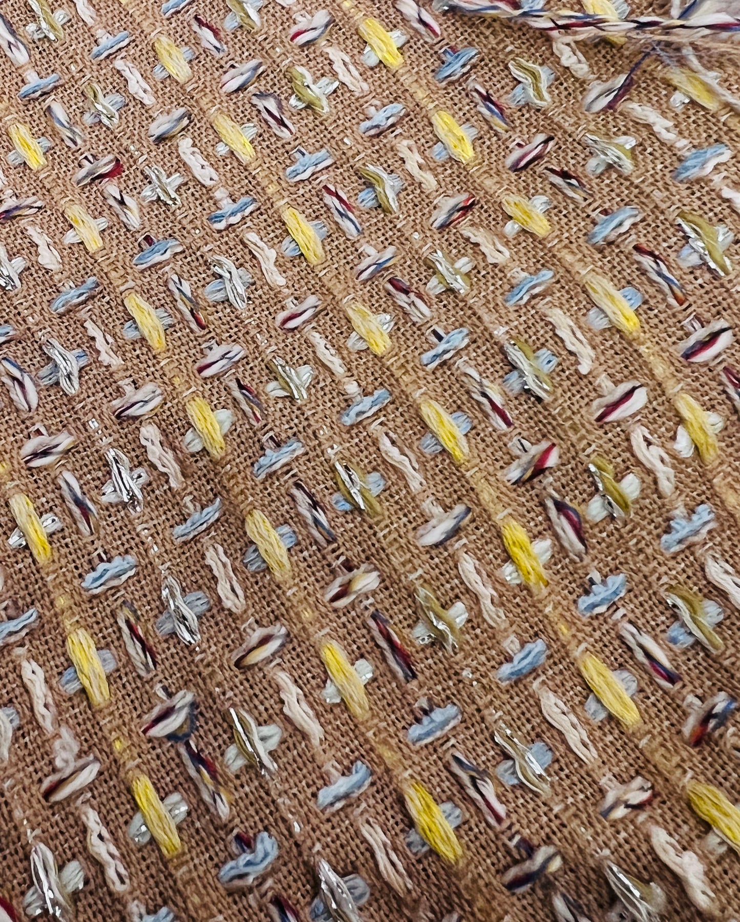 Tailormade fabric- Linton Tweeds- yellow/ orange/ red