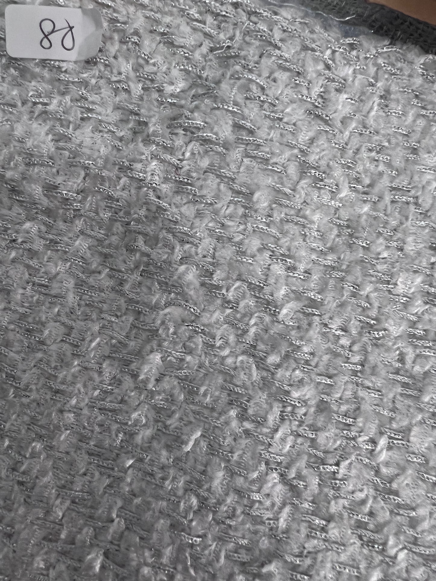 Tailormade fabric: Linton tweeds- Black/ white/ grey